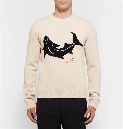 gucci shark sweater|gucci sweater on blackish.